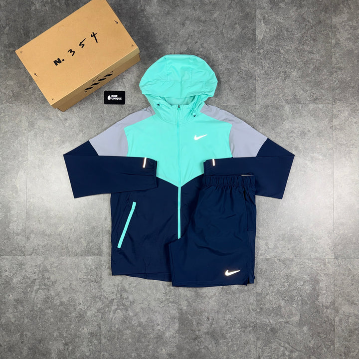 Nike UV Windrunner Jacket Turquoise / Midnight Navy