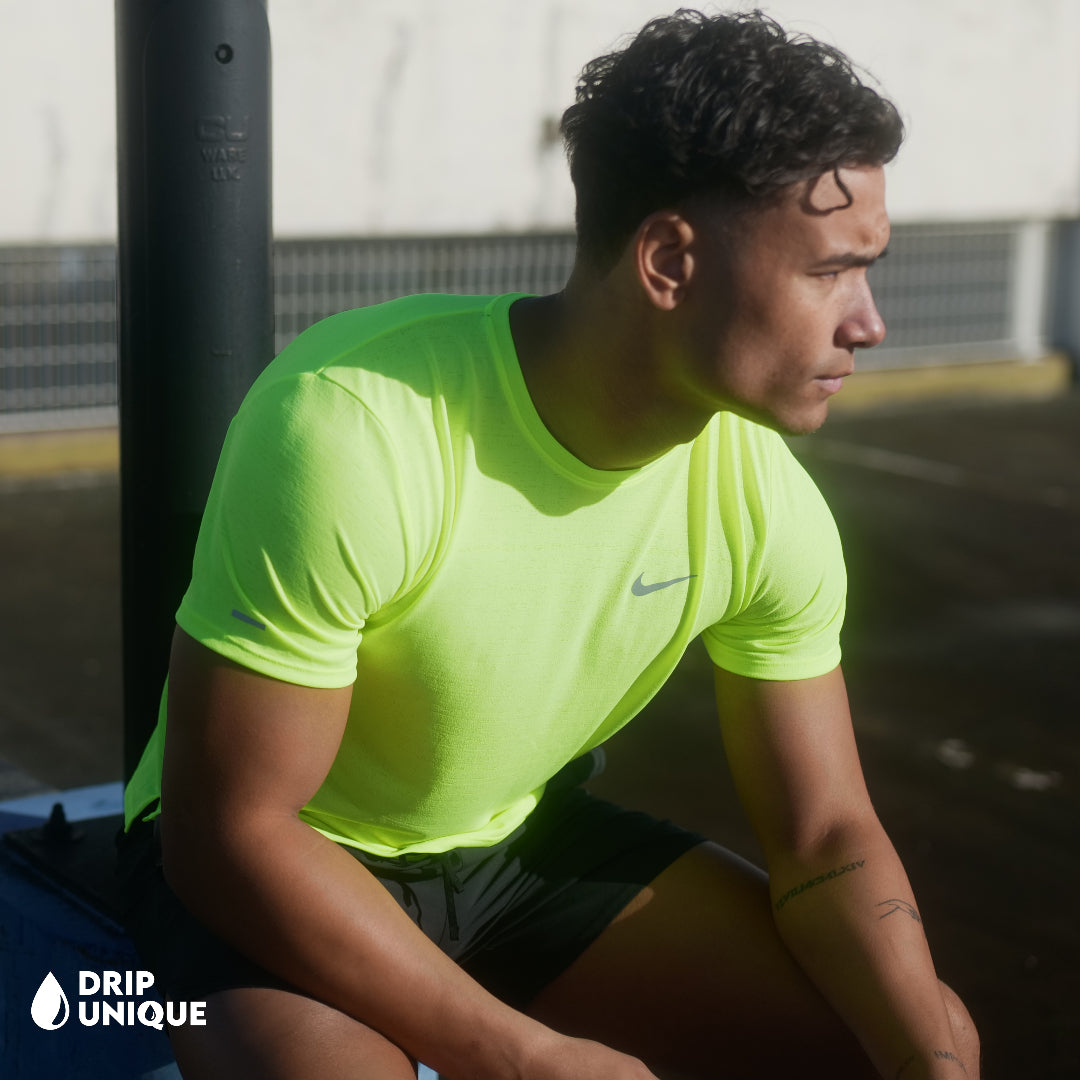Nike Miler T Shirt 2.0 Neon Green dripuniqueuk