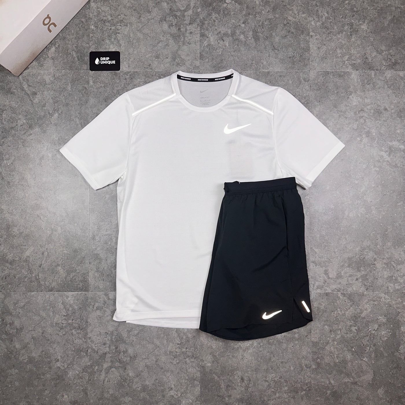 Nike Miler T Shirt Ice White dripuniqueuk