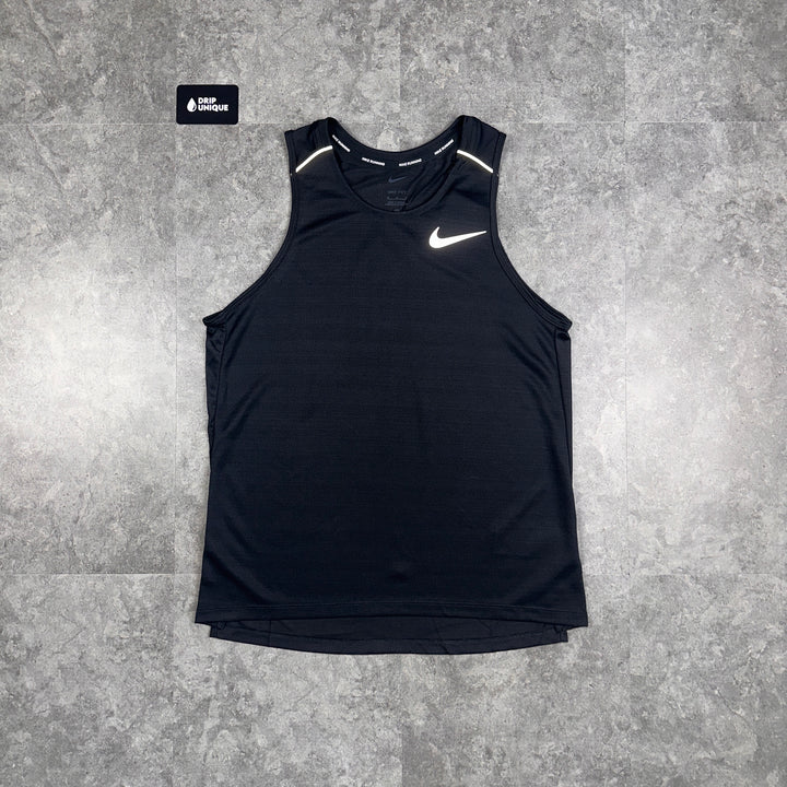 Men's Nike Miler Vest Black, dripuniqueuk