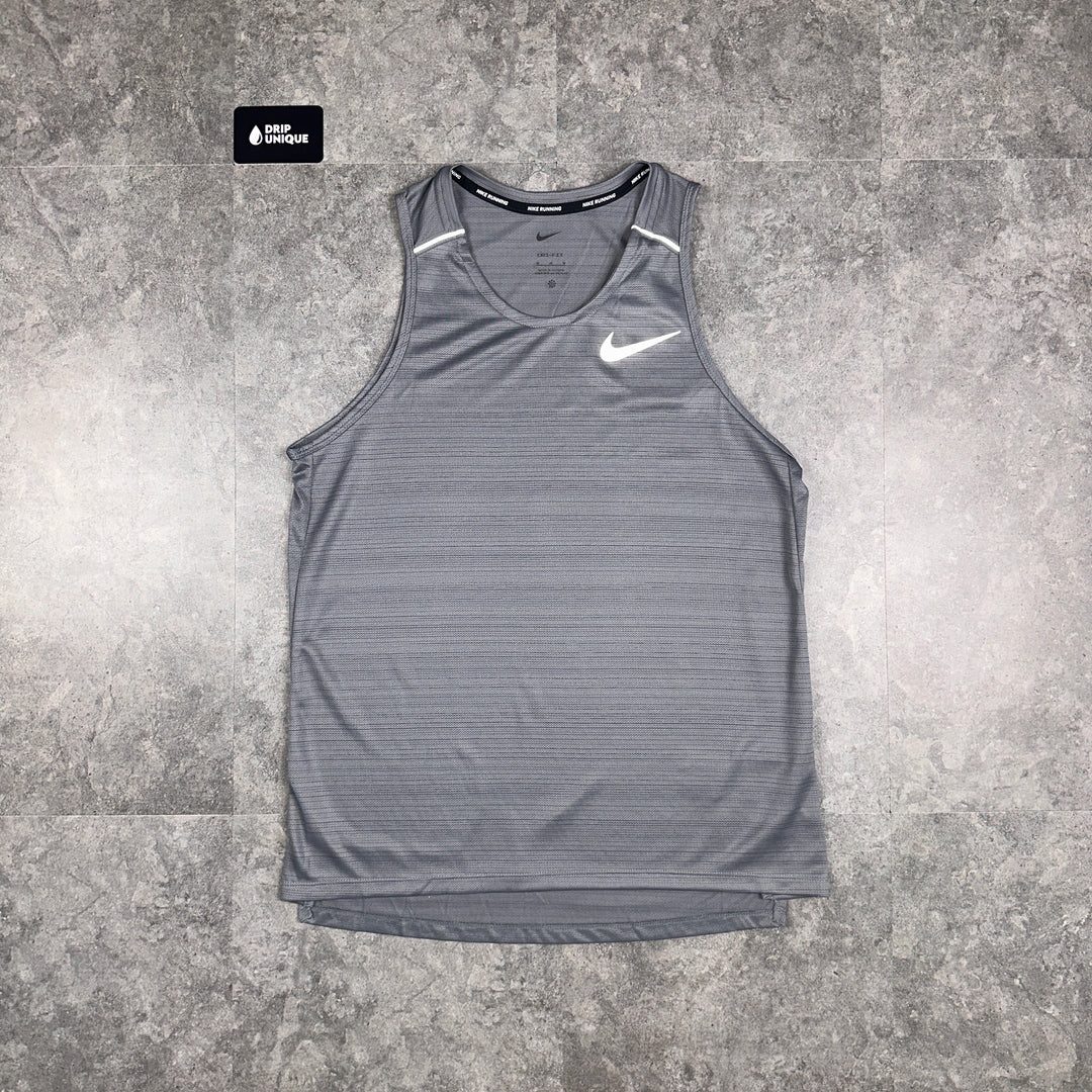 Men's Nike Miler Vest Grey, dripuniqueuk