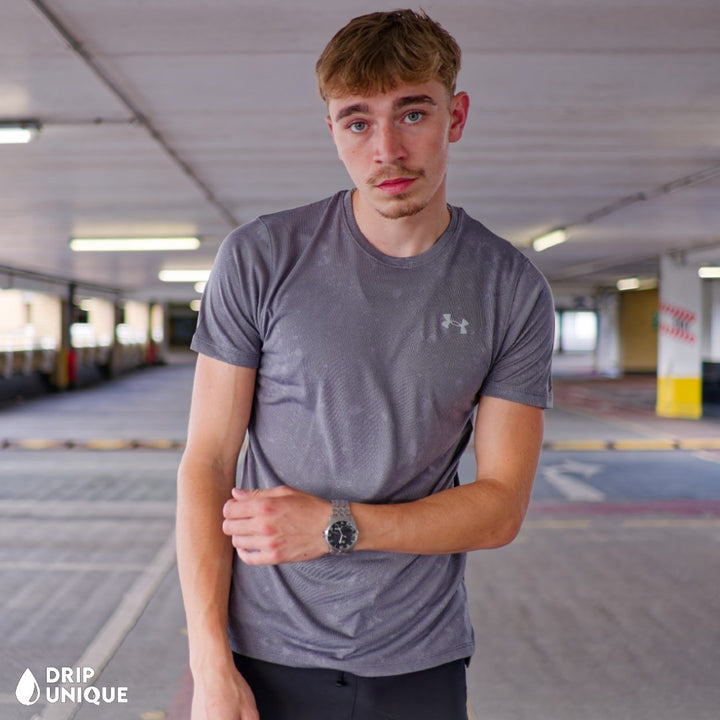 Mens Under Armour Splash T-Shirt Grey, Mens T Shirts Under Armour, Under Armour T Shirt, dripuniqueuk
