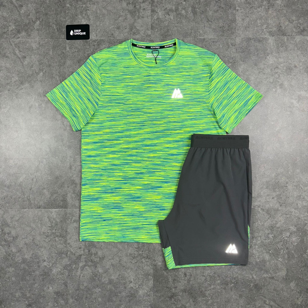 Montirex Trail Panel Shorts Neon Grey - Main Image