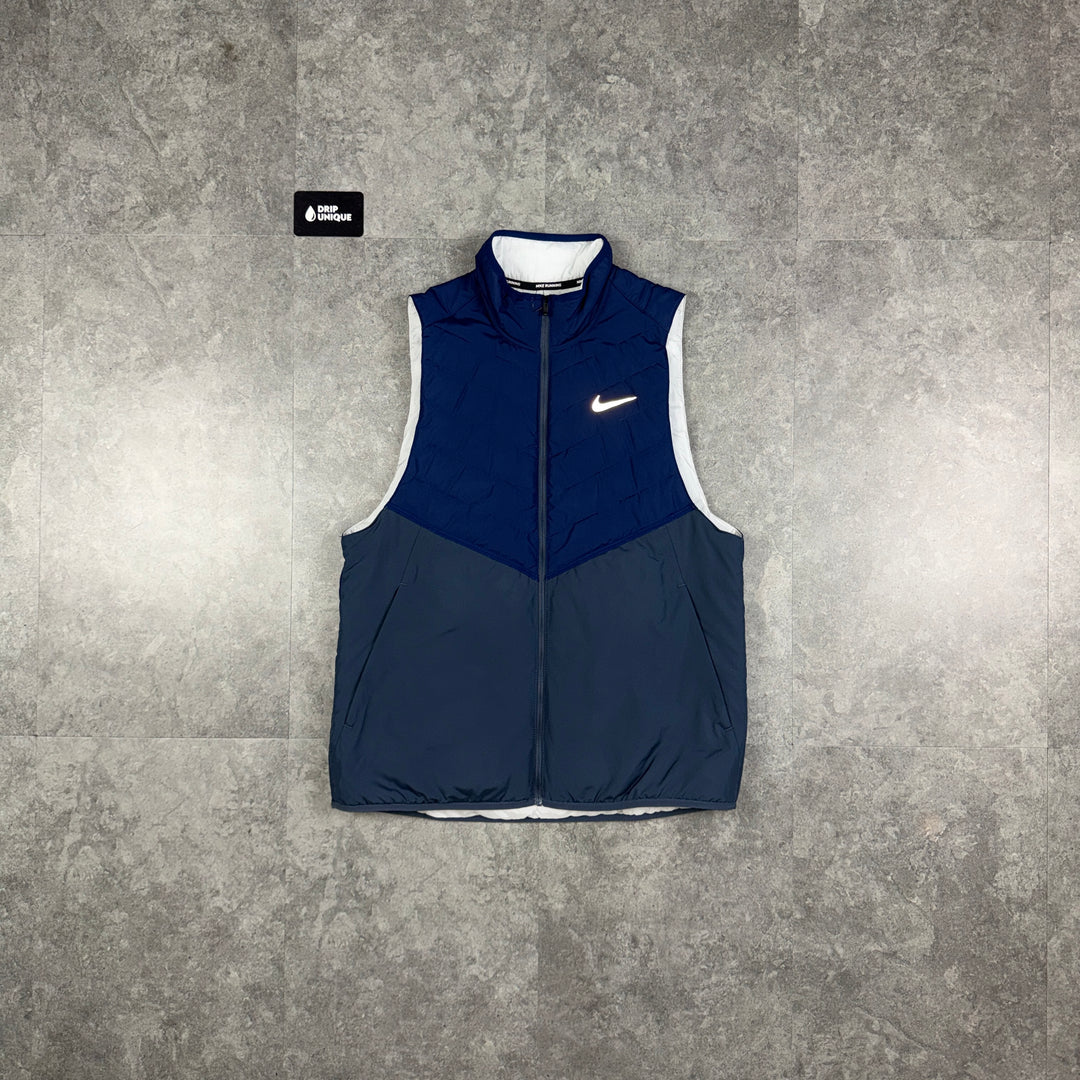 Nike Aerolayer Gilet Navy Blue, nike gilet, dripuniqueuk