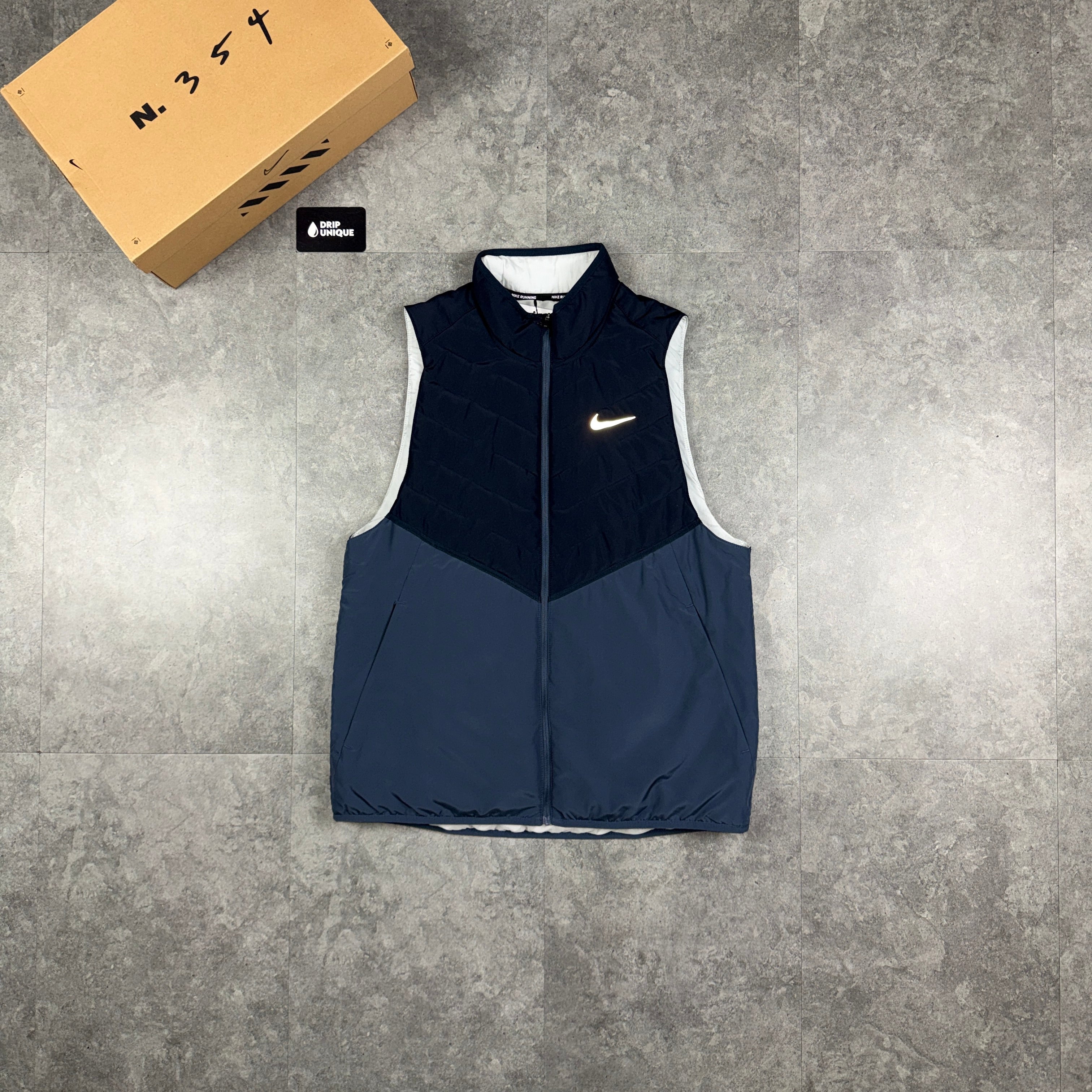 Nike Aerolayer Gilet Navy – dripuniqueuk