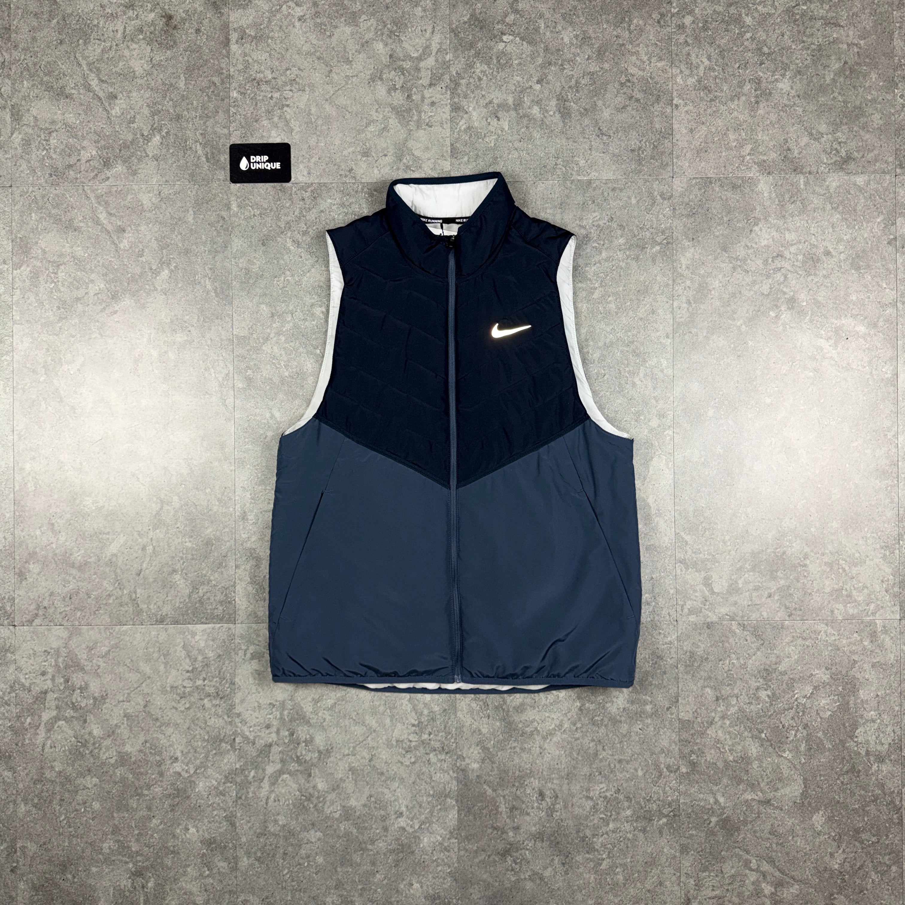 Nike Aerolayer Gilet Navy – dripuniqueuk