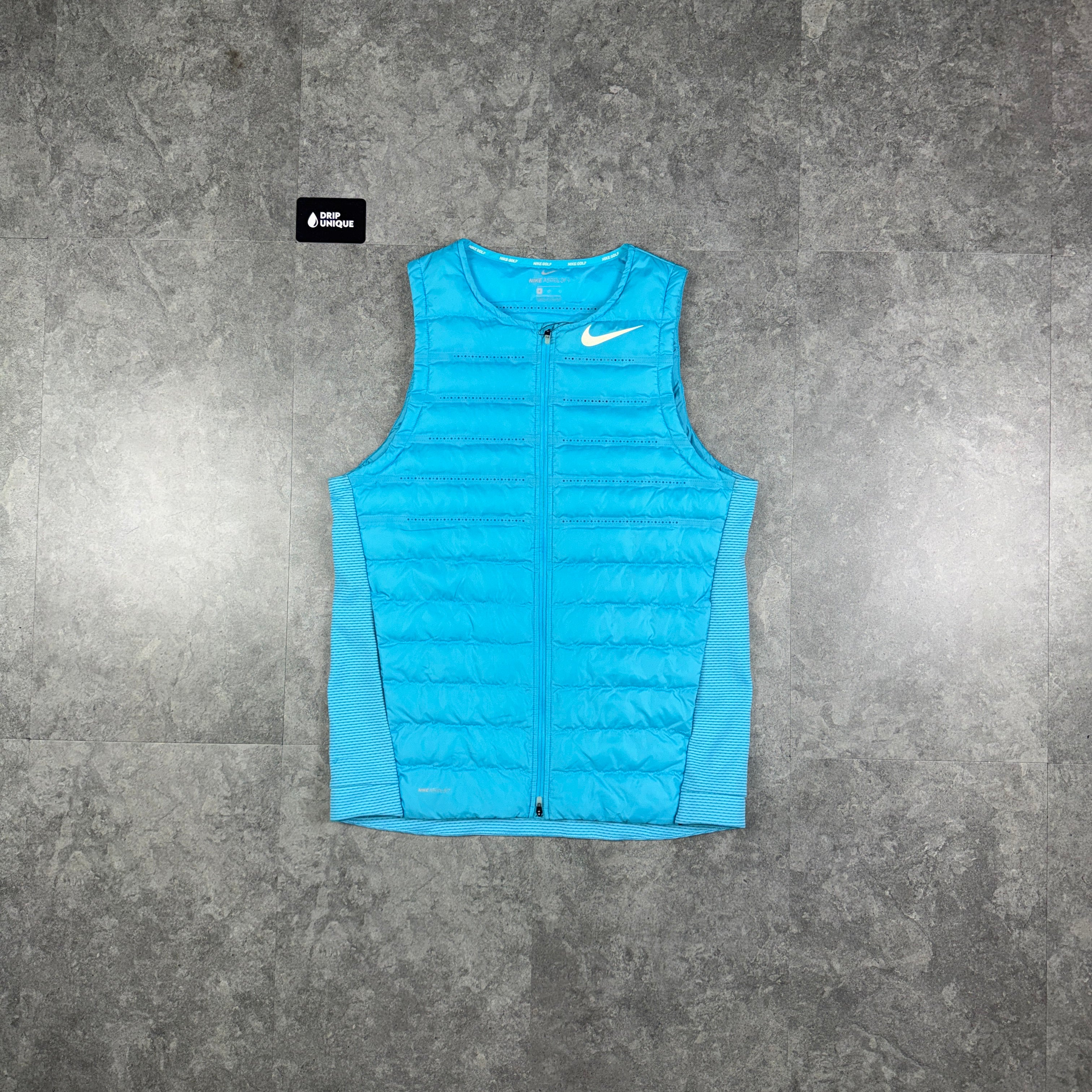 Nike Aeroloft 800 Gilet Blue – dripuniqueuk