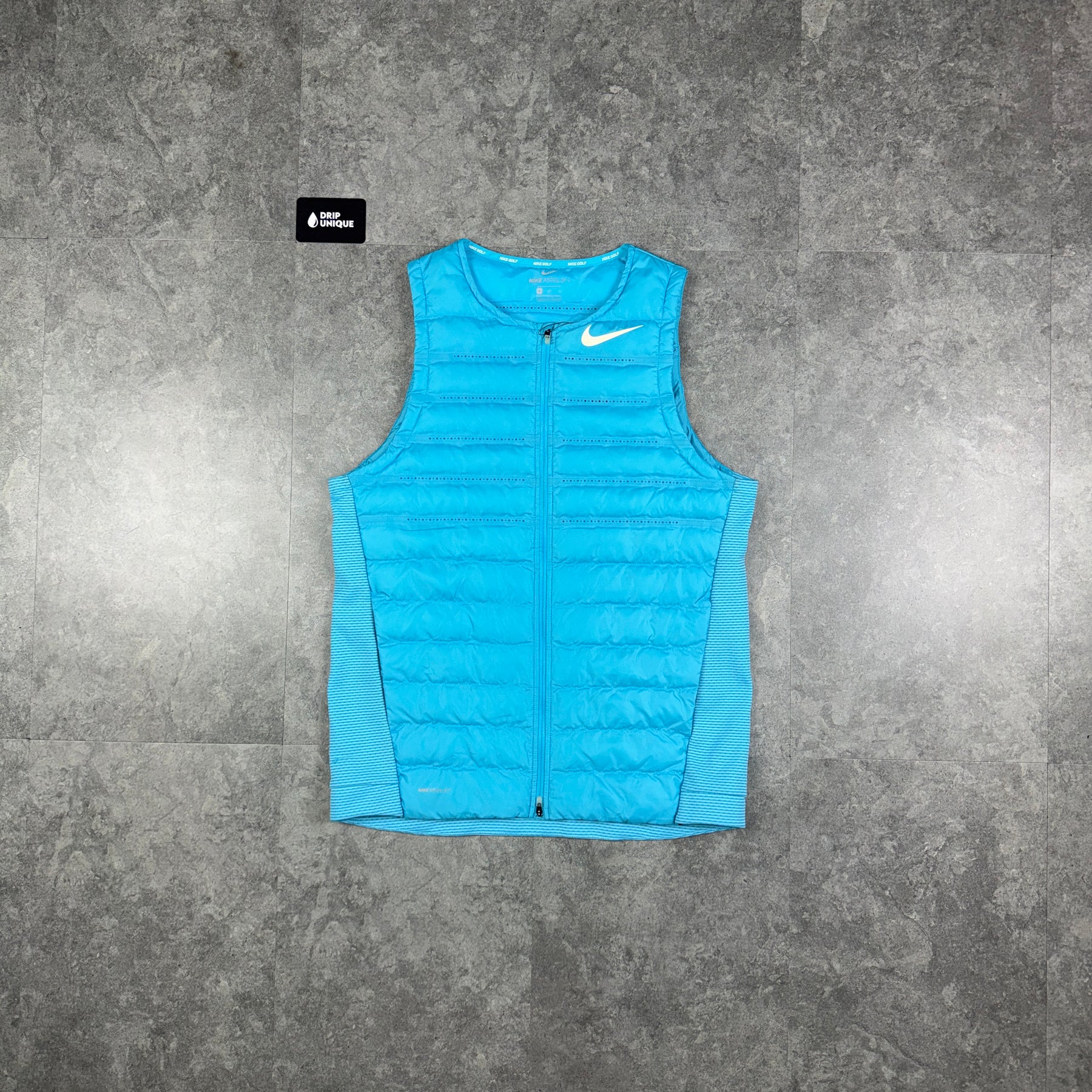Nike Aeroloft 800 Gilet Blue – dripuniqueuk