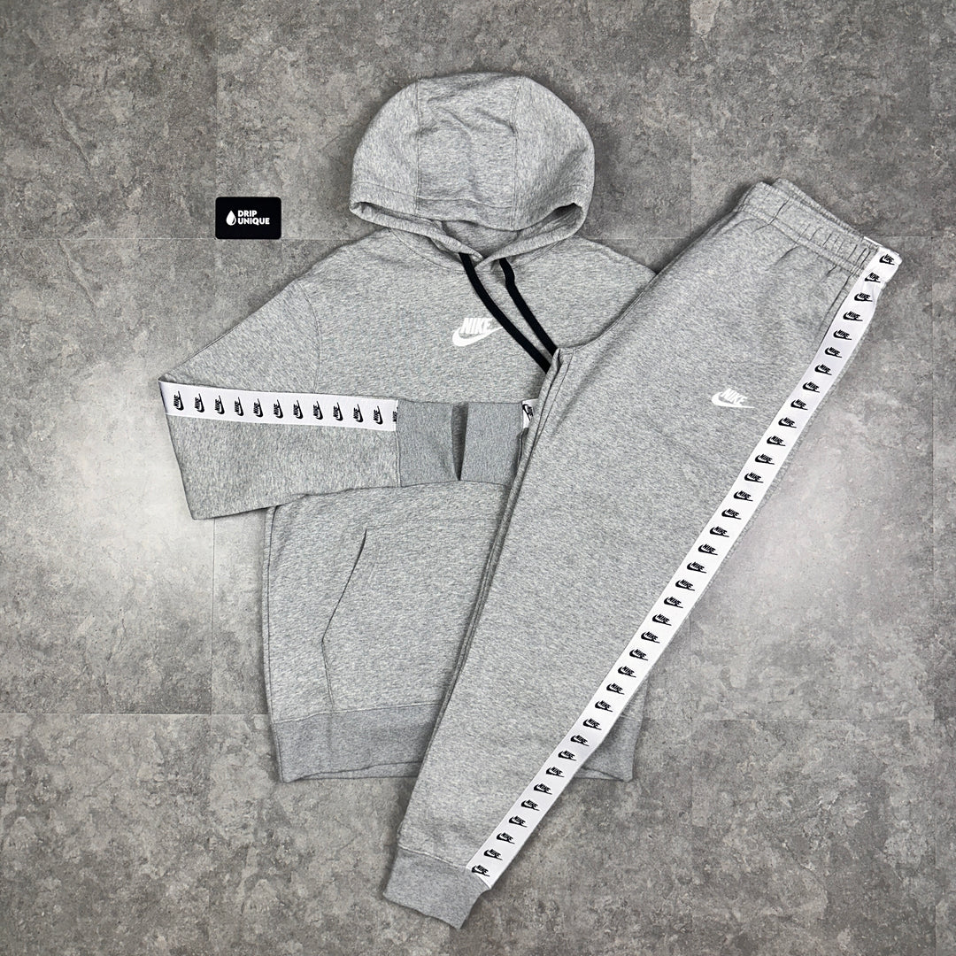 Nike Air Repeat Logo Set Grey, Nike Tracksuits, dripuniqueuk