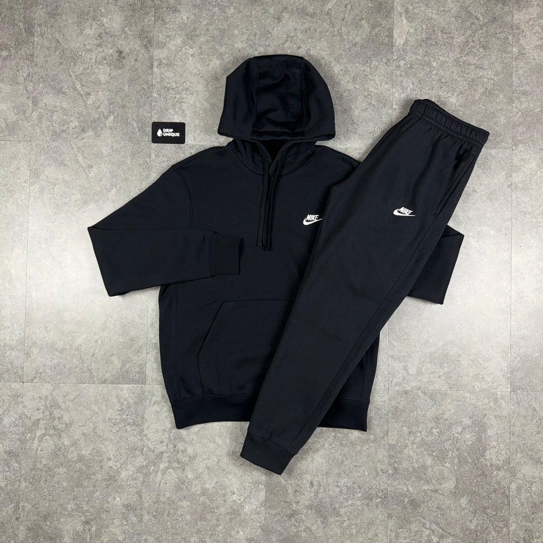 Nike Club Fleece Set Black, nike set, dripuniqueuk
