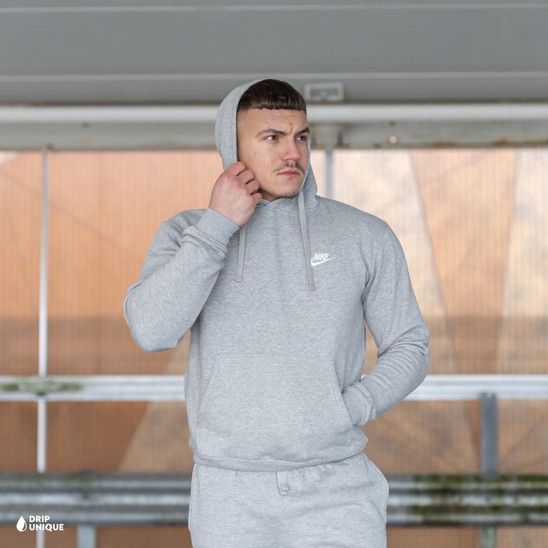 Nike Club Fleece Set Grey, nike tracksuits, dripuniqueuk