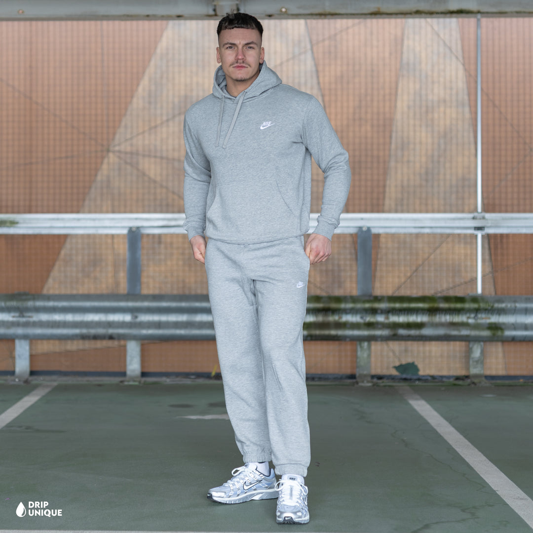 Nike Club Fleece Set Grey, nike tracksuits, dripuniqueuk