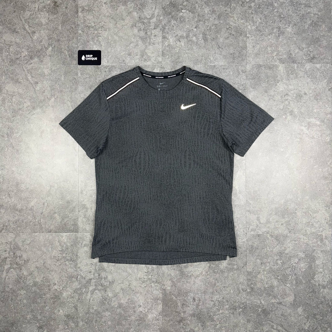 Nike DRY Jacquard Miler T-Shirt Black, Nike Miler T Shirt, dripuniqueuk