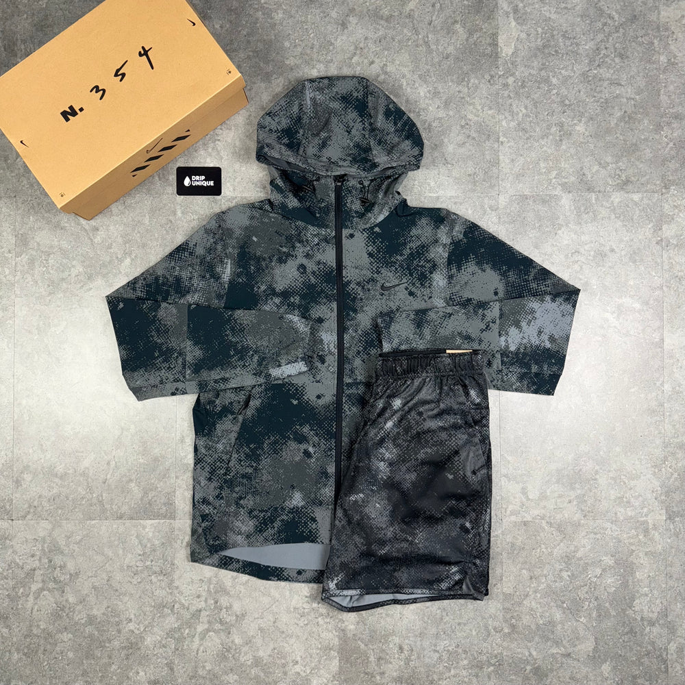 Nike Digital Unlimited Camo Windrunner Jacket Black, Nike Sets, dripuniqueuk