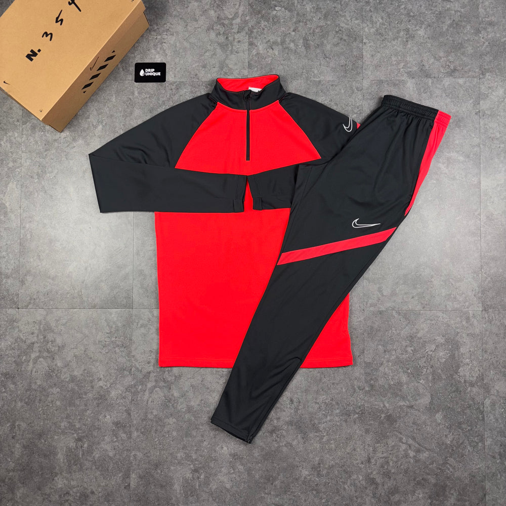 Nike Dri-Fit 1/4 Zip Top Red, Nike 1/4 Zip, dripuniqueuk