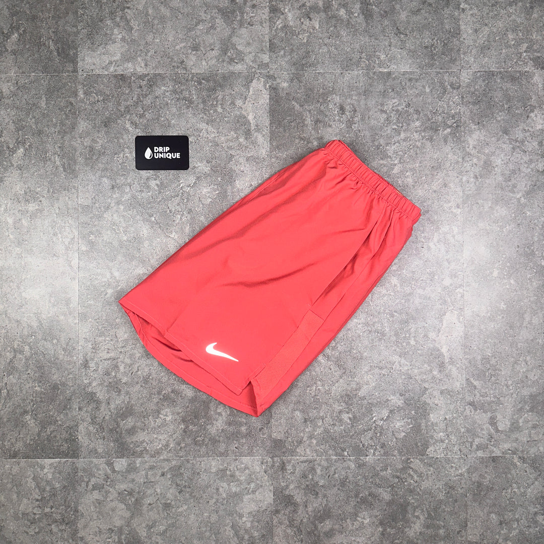 Nike Dri-Fit Challenger Shorts 7" Adobe Red, Nike Challenger Shorts, dripuniqueuk