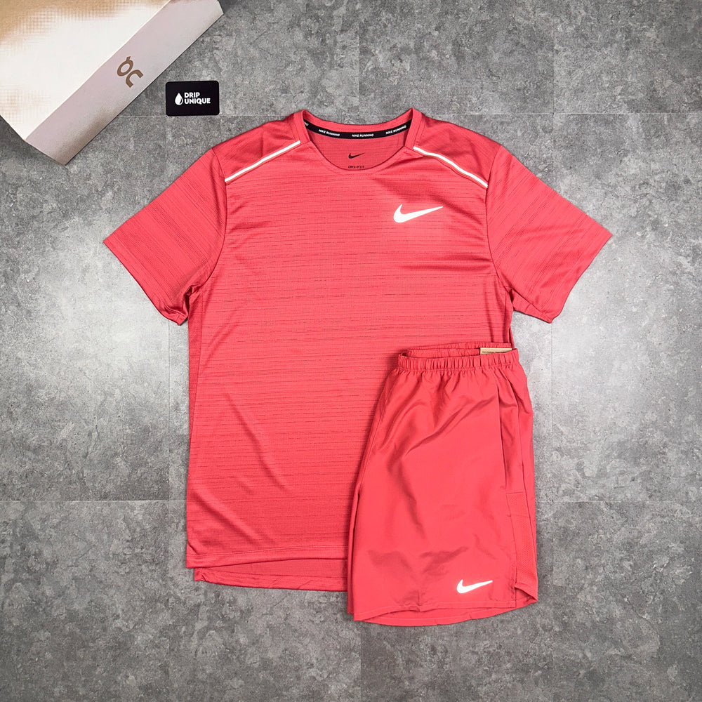 Nike Dri-Fit Challenger Shorts 7" Adobe Red, Nike Shorts, dripuniqueuk