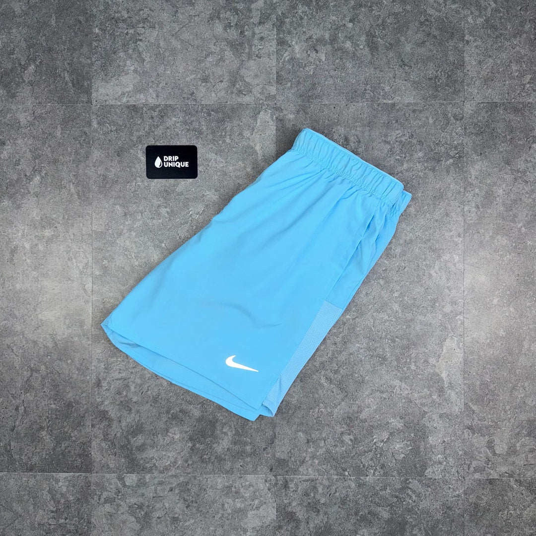 Nike Dri-Fit Challenger Shorts 7" Aquarius Blue, Nike Challenger Shorts, dripuniqueuk