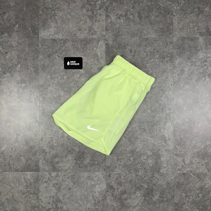 Nike Dri-Fit Challenger Shorts 7" Barely Volt, Nike Challenger Shorts, dripuniqueuk