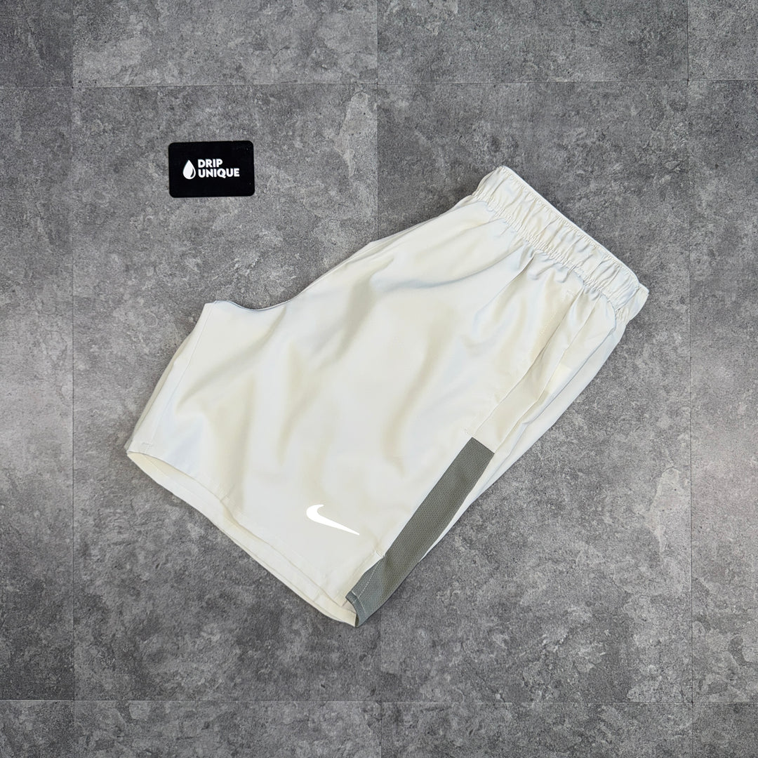 Nike Dri-Fit Challenger Shorts 7" Beige, nike shorts, dripuniqueuk