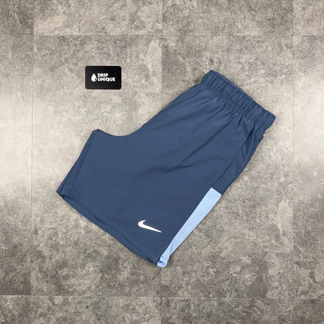 Nike Dri-Fit Challenger Shorts 7" Diffused Blue, nike challenger shorts, dripuniqueuk