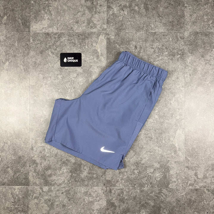 Nike Dri-Fit Challenger Shorts 7" Indigo, Nike Challenger Shorts, dripuniqueuk