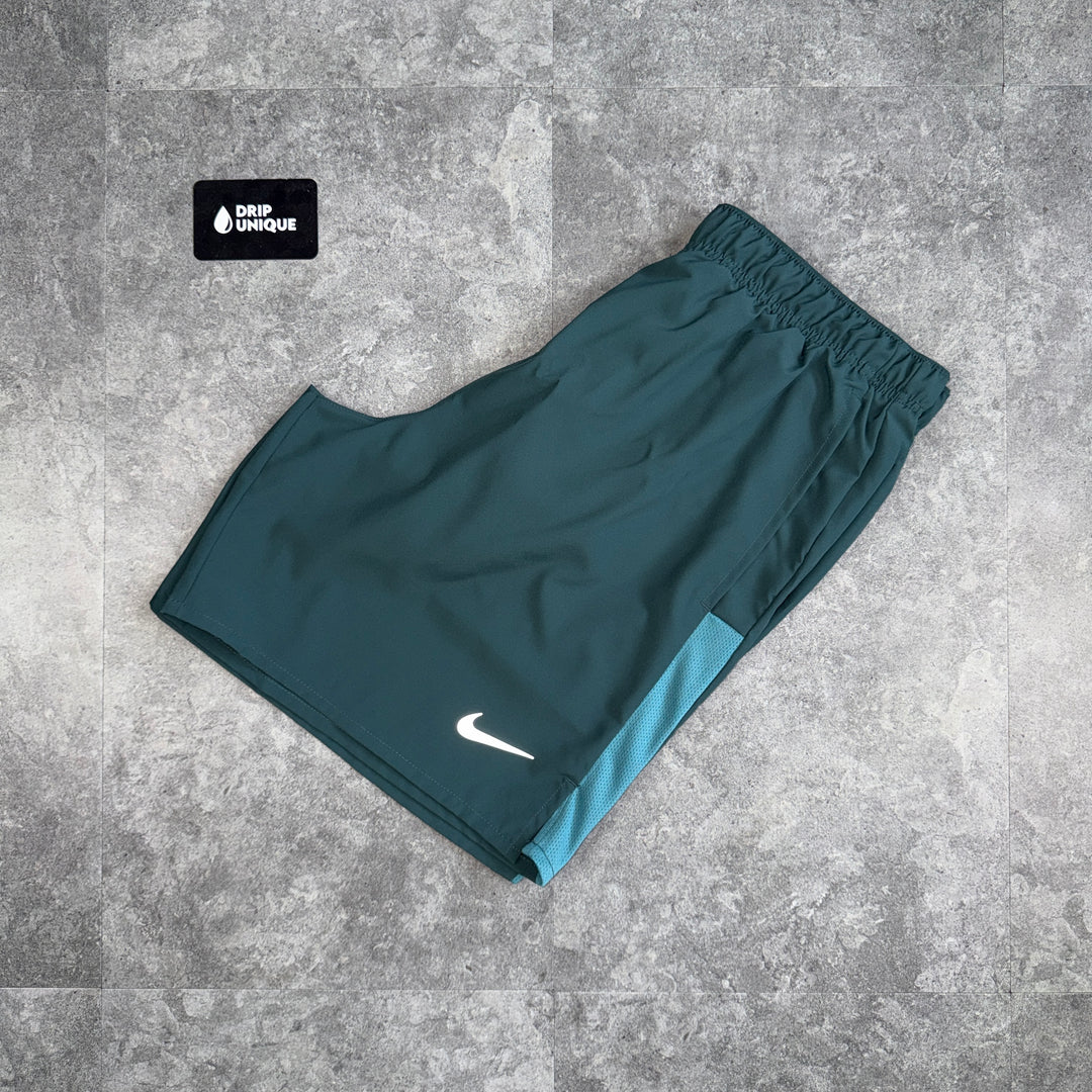Nike Dri-Fit Challenger Shorts 7" Mineral Teal, nike shorts, dripuniqueuk