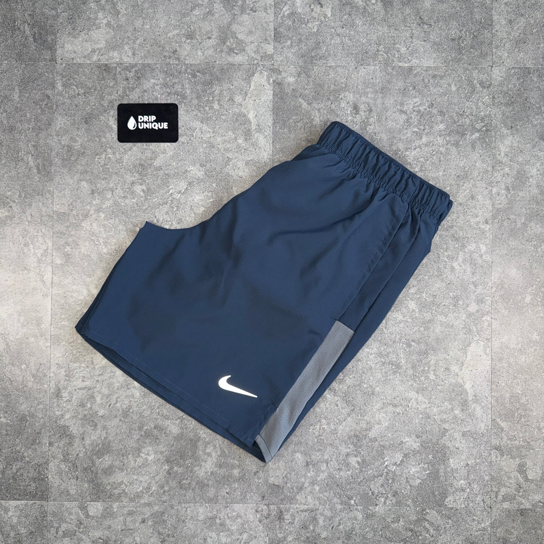 Nike Dri-Fit Challenger Shorts 7" Navy / Grey, nike shorts, dripuniqueuk