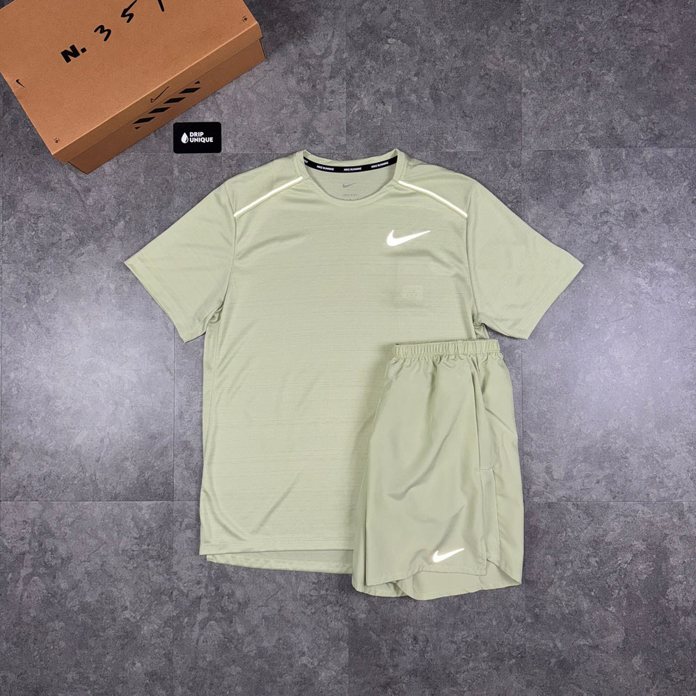 Nike Dri-Fit Challenger Shorts 7" Olive Green, Nike Shorts, dripuniqueuk