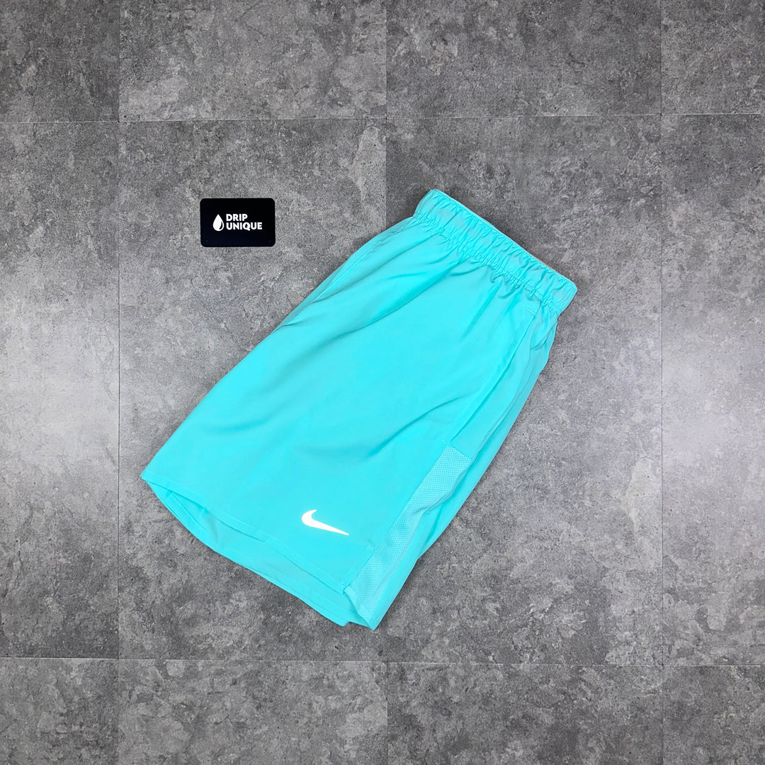 Nike Dri-Fit Challenger Shorts 7" Turquoise, Nike Shorts, dripuniqueuk