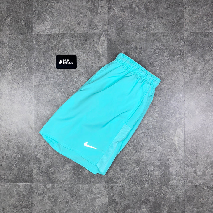 Nike Dri-Fit Challenger Shorts 7" Turquoise, Nike Shorts, dripuniqueuk