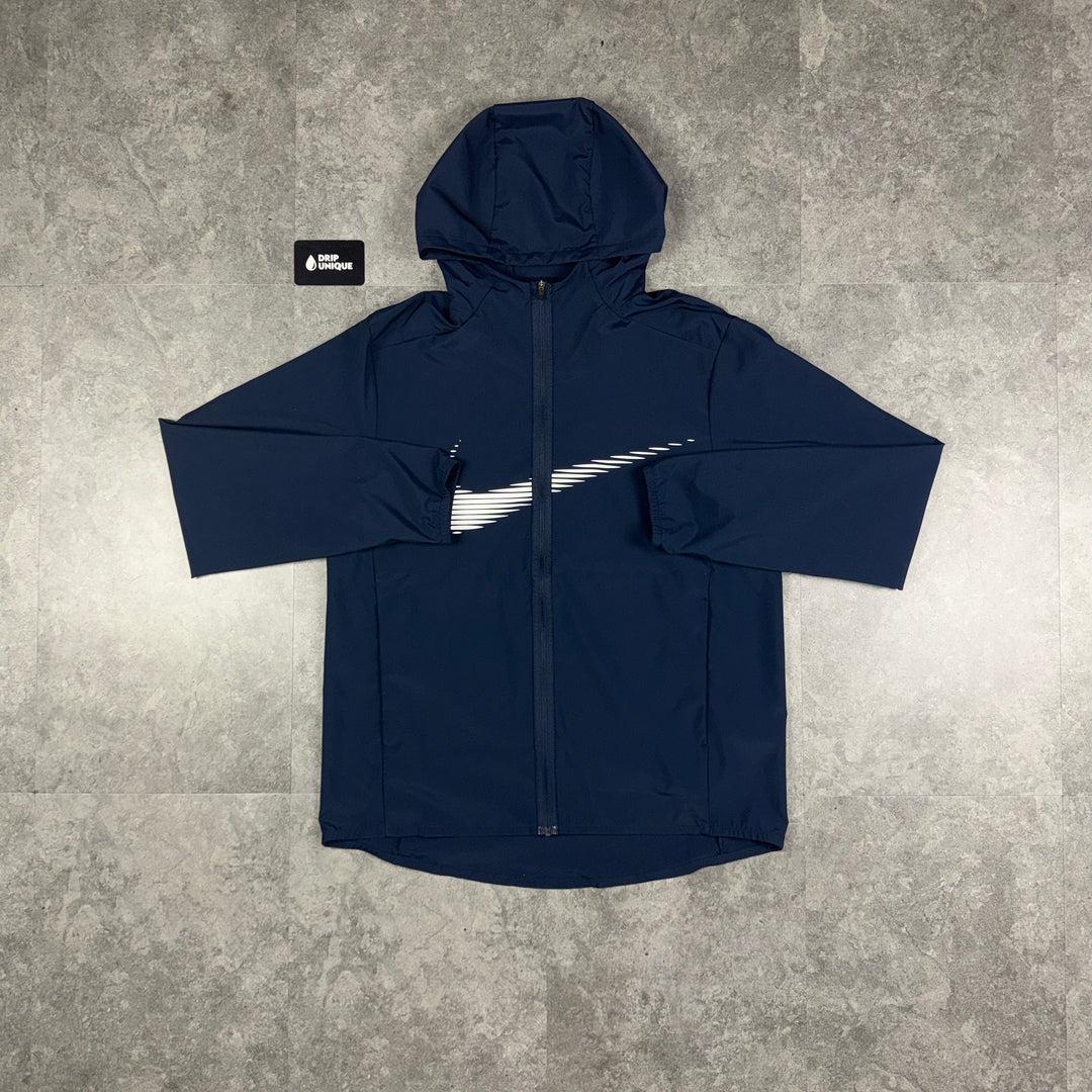 Nike Dri-Fit Form HD Swoosh Windrunner Jacket Navy, Nike Windrunner Jacket, dripuniqueuk