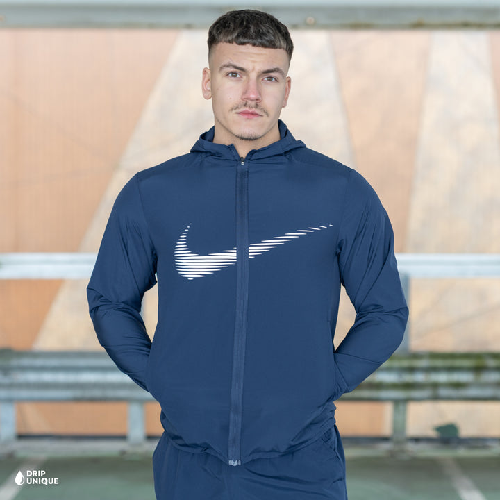 Nike Dri-Fit Form HD Swoosh Windrunner Jacket Navy, nike windrunner dripuniqueuk