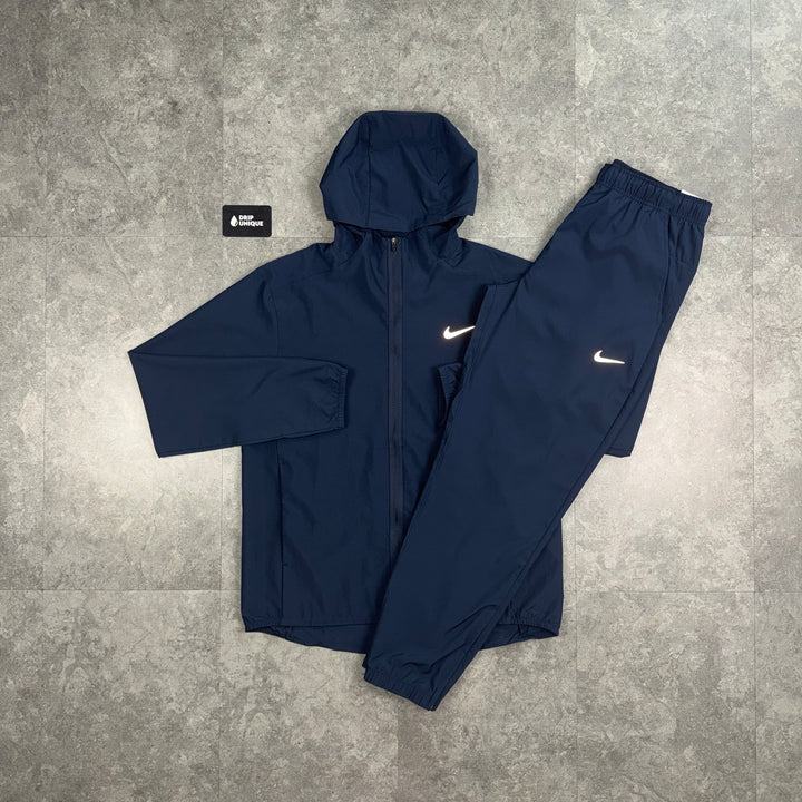 Nike Dri-Fit Form Windrunner Jacket Navy & Navy Nike Form Pants Set, nike set, dripuniqueuk
