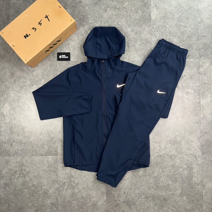 Nike Dri-Fit Form Windrunner Jacket Navy & Navy Nike Form Pants Set, nike tracksuit, dripuniqueuk