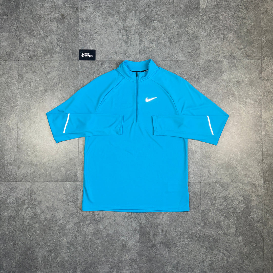 Nike Dri-Fit Miler 1/4 Zip Top Blue, nike 1/4 zip, dripuniqueuk