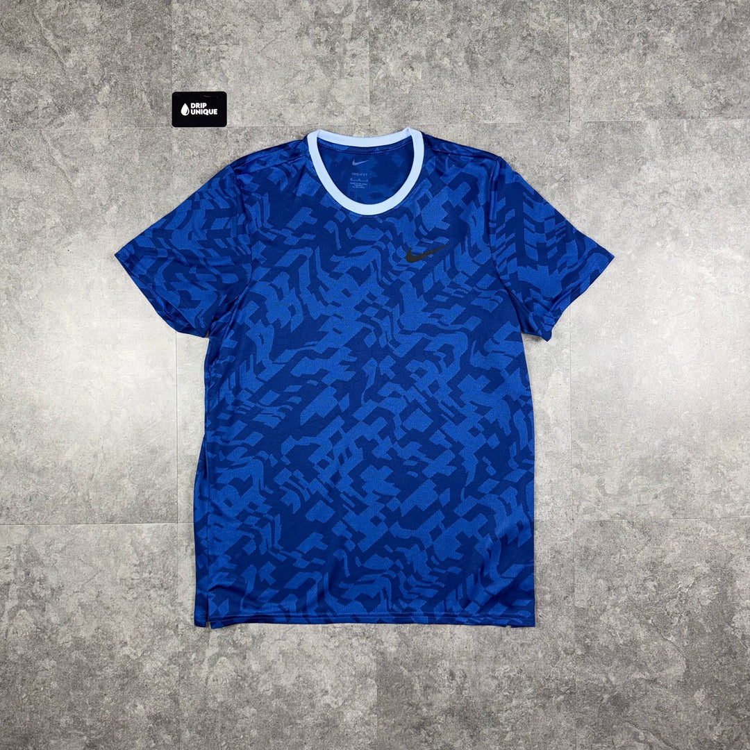 Nike Dri-Fit Super Set T-Shirt Royal Blue, Nike Dri Fit T Shirt, dripuniqueuk