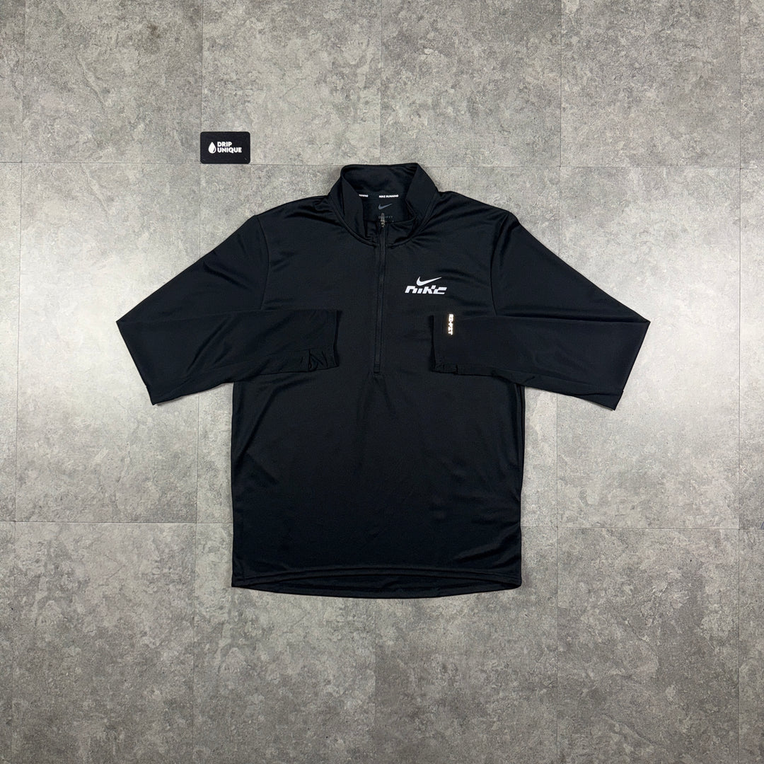 Nike Dri-Fit Swoosh Pacer 1/4 Zip Top Black, nike 1/4 zip, dripuniqueuk