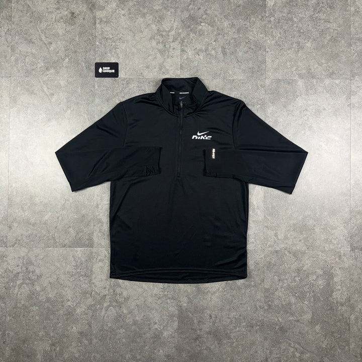 Nike Dri-Fit Swoosh Pacer 1/4 Zip Top Black, nike 1/4 zip, dripuniqueuk