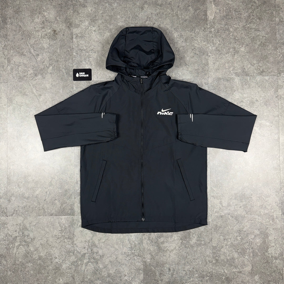 Nike Dri-Fit Swoosh Windrunner Jacket Black, nike windrunner, dripuniqueuk