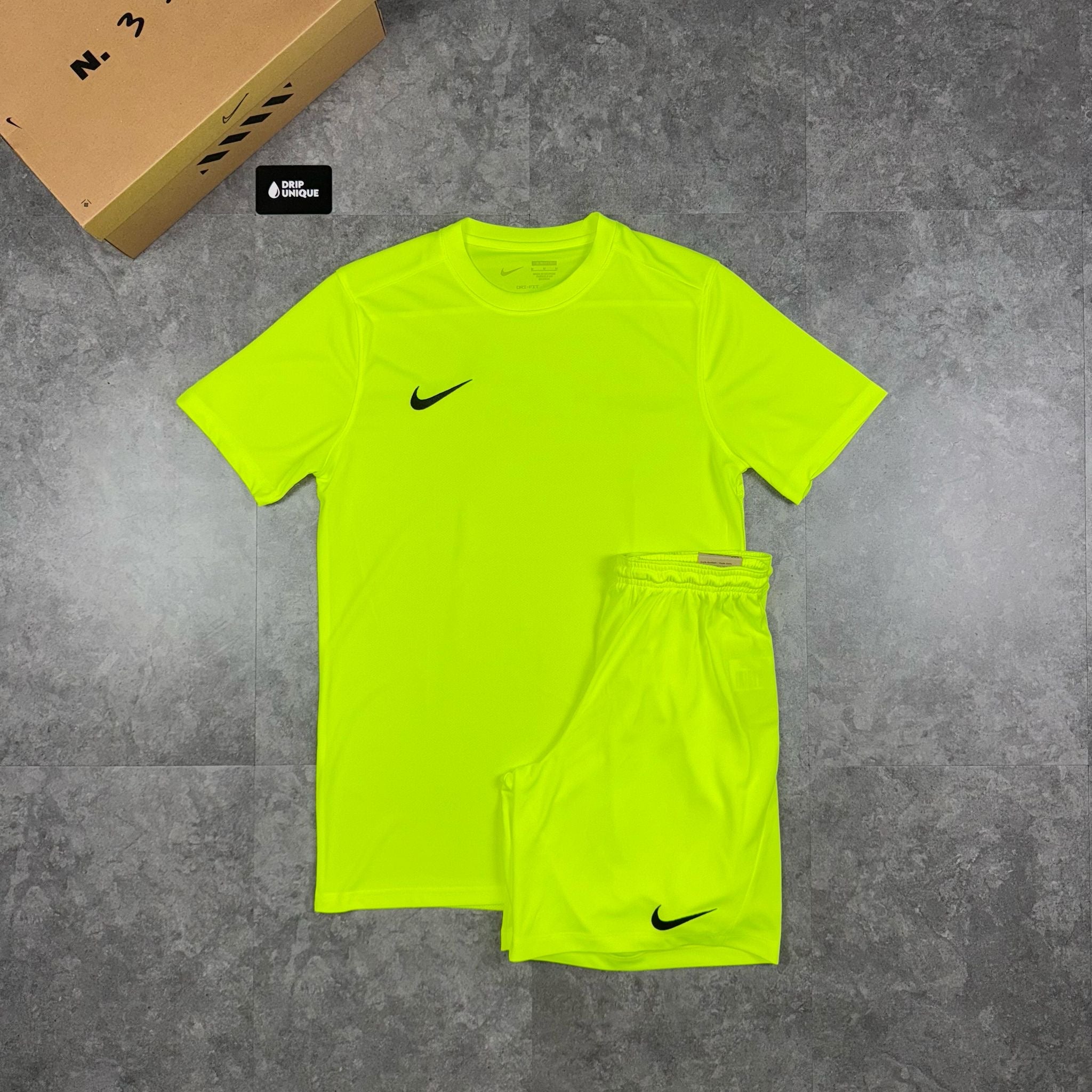 lime green nike biker shorts