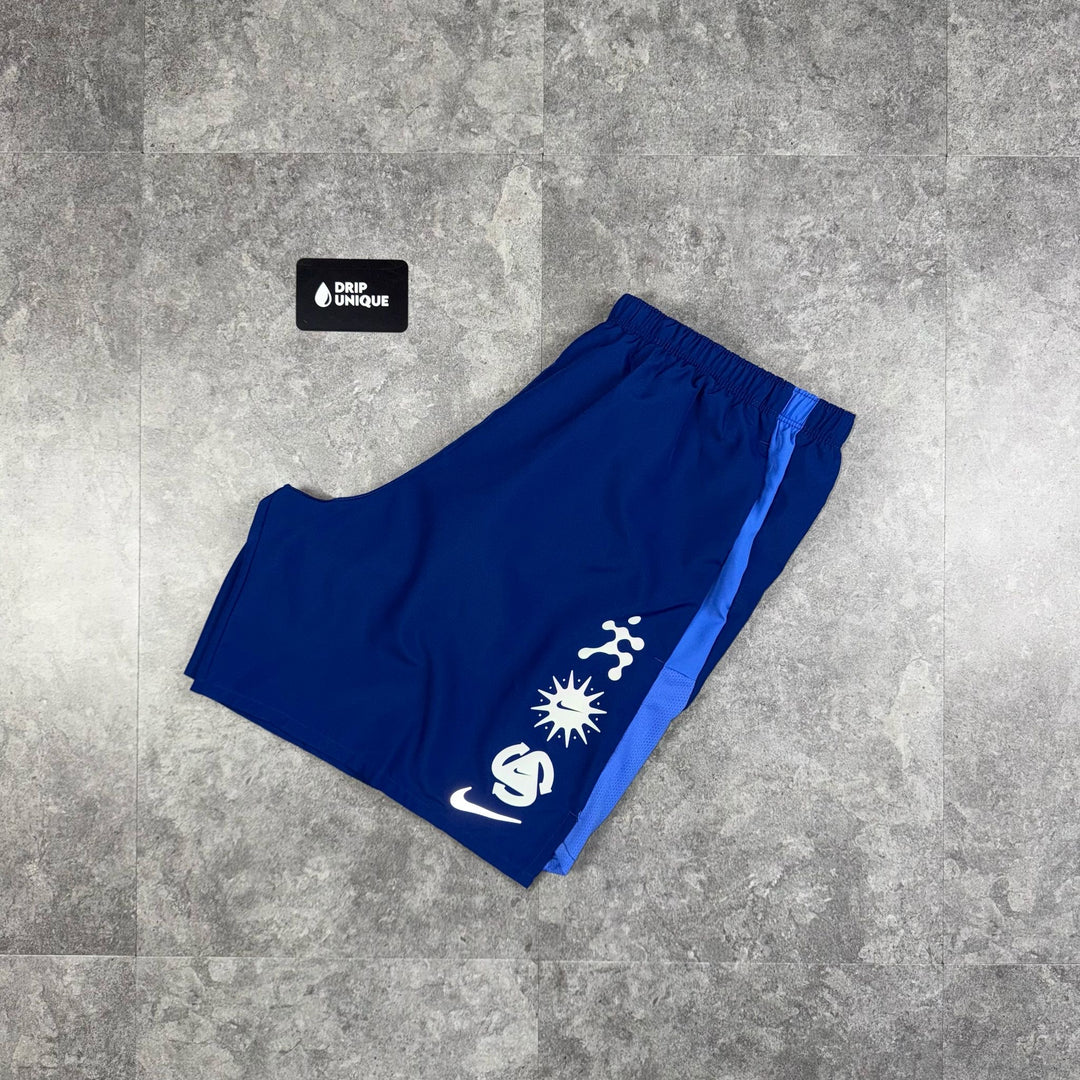 Nike Dri-Fit Wildrun Challenger Shorts 7" Blue, Nike Challenger Shorts, dripuniqueuk