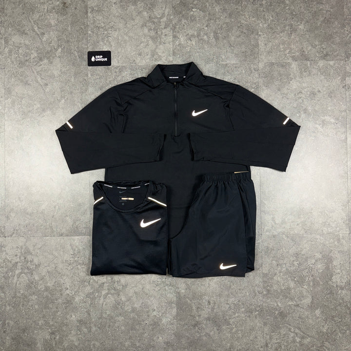 Nike Element 1/4 Zip Black Bundle, nike bundles, dripuniqueuk