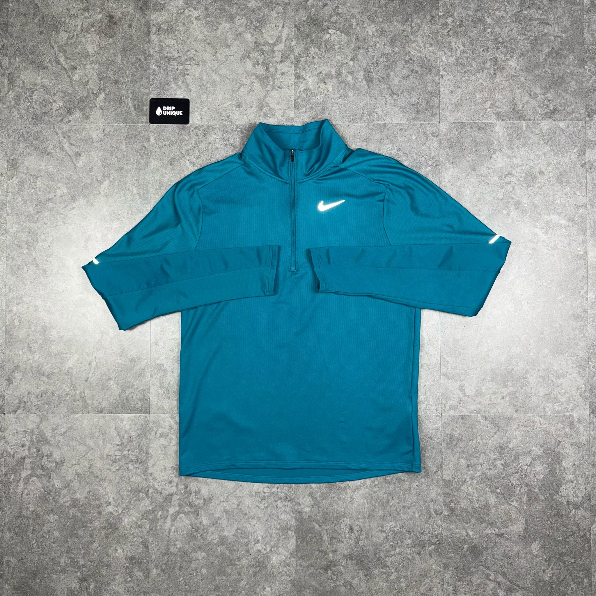 blue nike element half zip