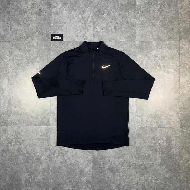 Nike Element 1/4 Zip Top Black, nike 1/4 zip, dripuniqueuk