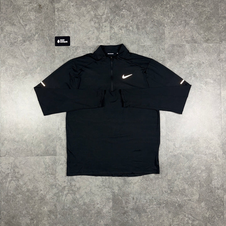 Nike Element 1/4 Zip Top Black, nike 1/4 zips, dripuniqueuk