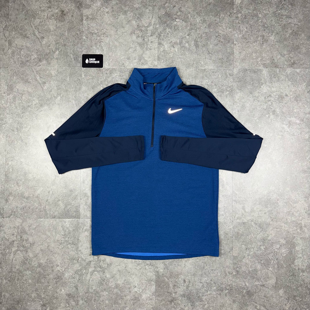 Nike Element 1/4 Zip Top Blue, Nike 1/4 Zip, dripuniqueuk