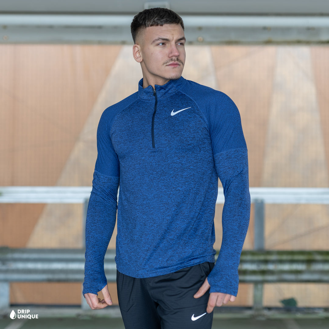 Nike Element 1/4 Zip Top Royal Blue, nike element 1/4 zip, dripuniqueuk