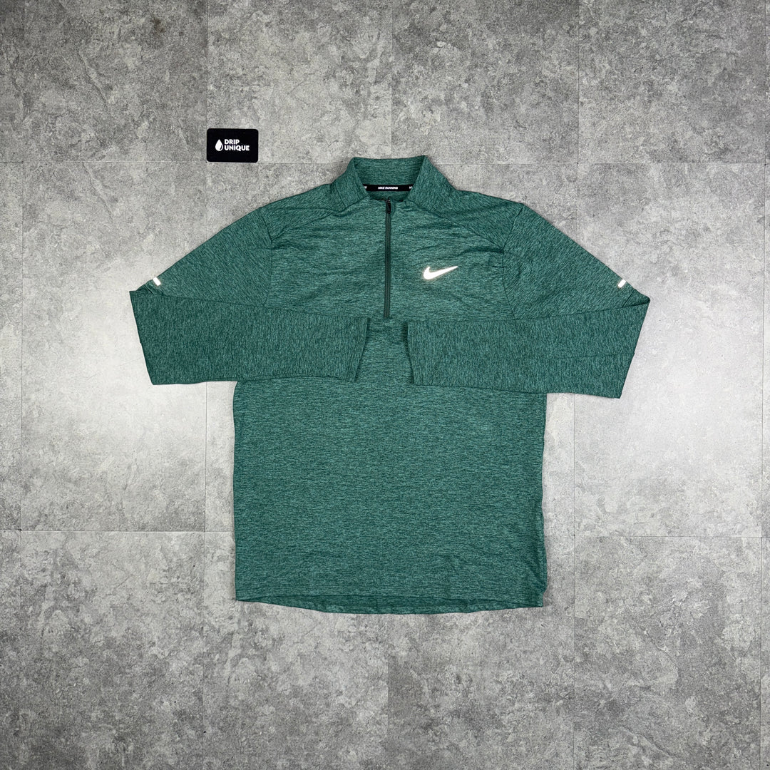 Nike Element 1/4 Zip Top Vintage Green, dripuniqueuk
