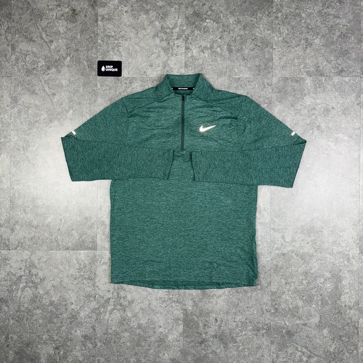 Nike Element 1/4 Zip Top Vintage Green, dripuniqueuk